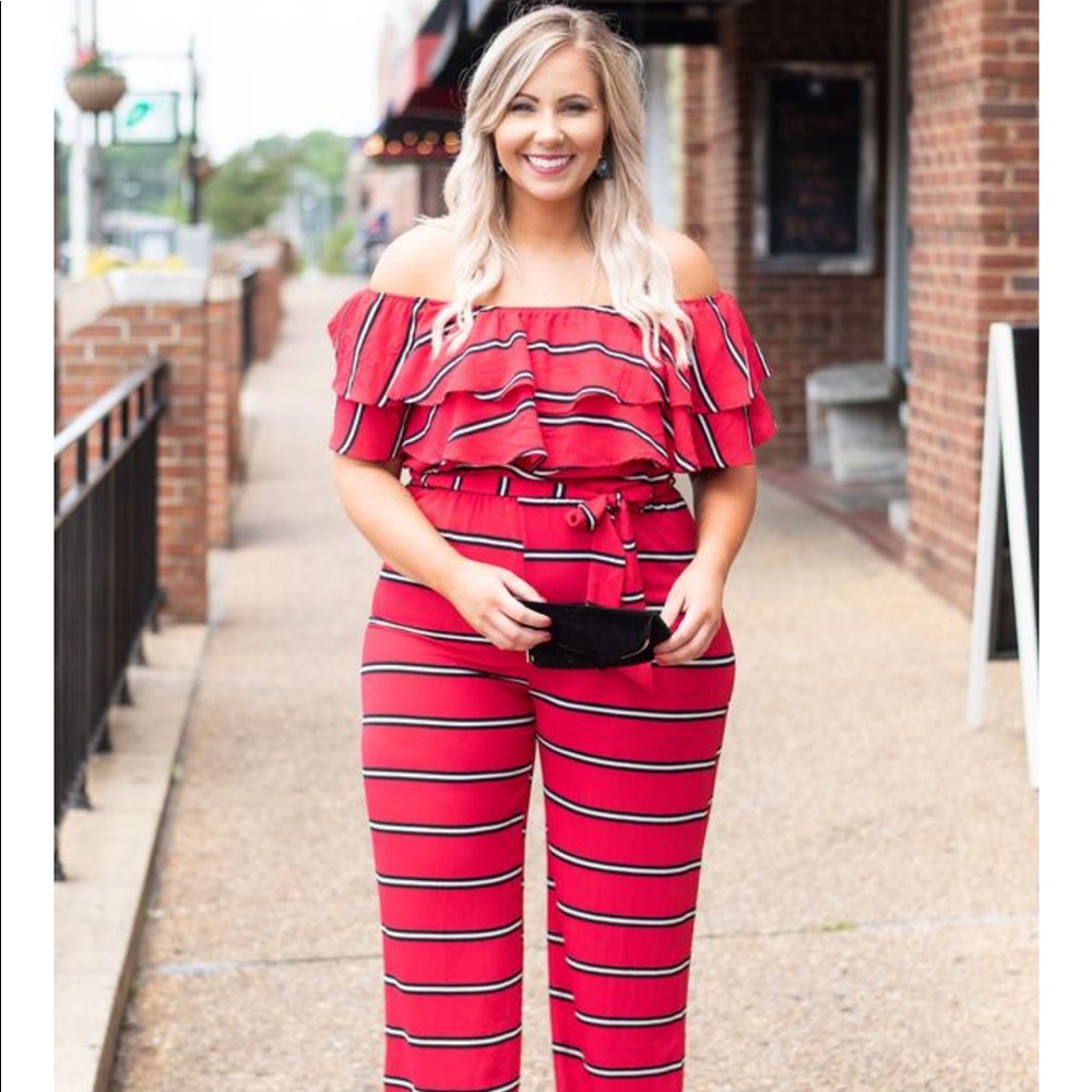 Chic Soul Jumpsuit Size 1x NWOT
